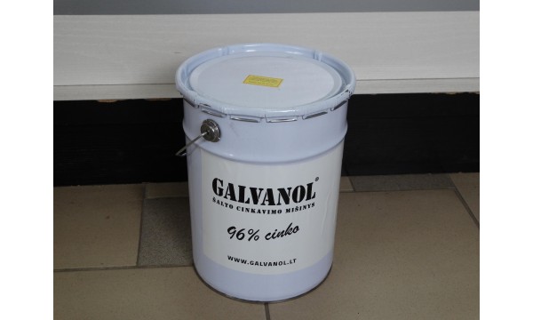 Šalto cinkavimo mišinys Galvanol 5 litro (10 kg) Šalto cinkavimo mišinys Galvanol 5 litro (10 kg)